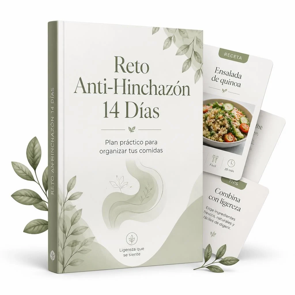 Mockup del Reto Anti-Hinchazón 14 Días